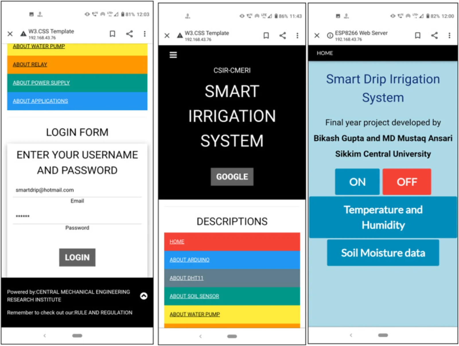 Smart Irrigation Monitoring Dashboard